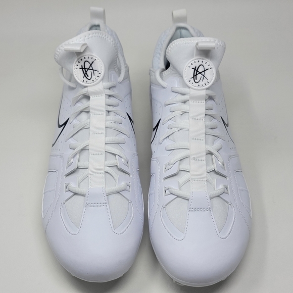 Nike Huarache 9 Varsity LAX Lacrosse Cleat White/Black Men Sz 8.5 FD0090-101 New main image 10